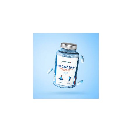 NUTRI&CO MAGNESIUM BISGLYCINATE, MALATE & LIPOSOME 120 GELULES