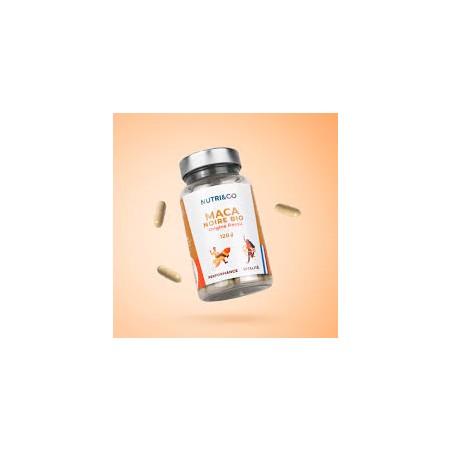 NUTRI&CO MACA NOIRE BIO 120 GELULES