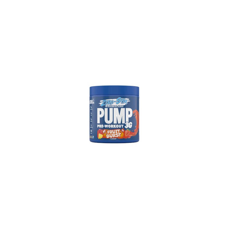 PUMP 3G PRE-WORKOUT ZERO-STIM 375G