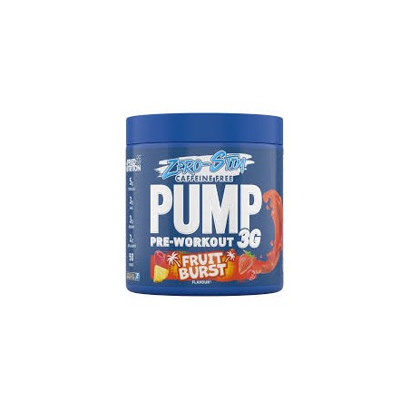 PUMP 3G PRE-WORKOUT ZERO-STIM 375G